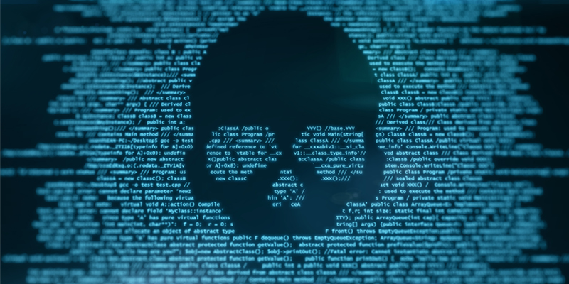 skull and code