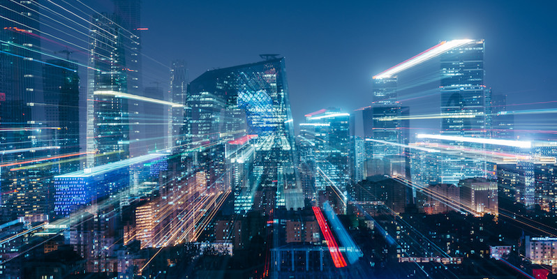City in Blur Motion