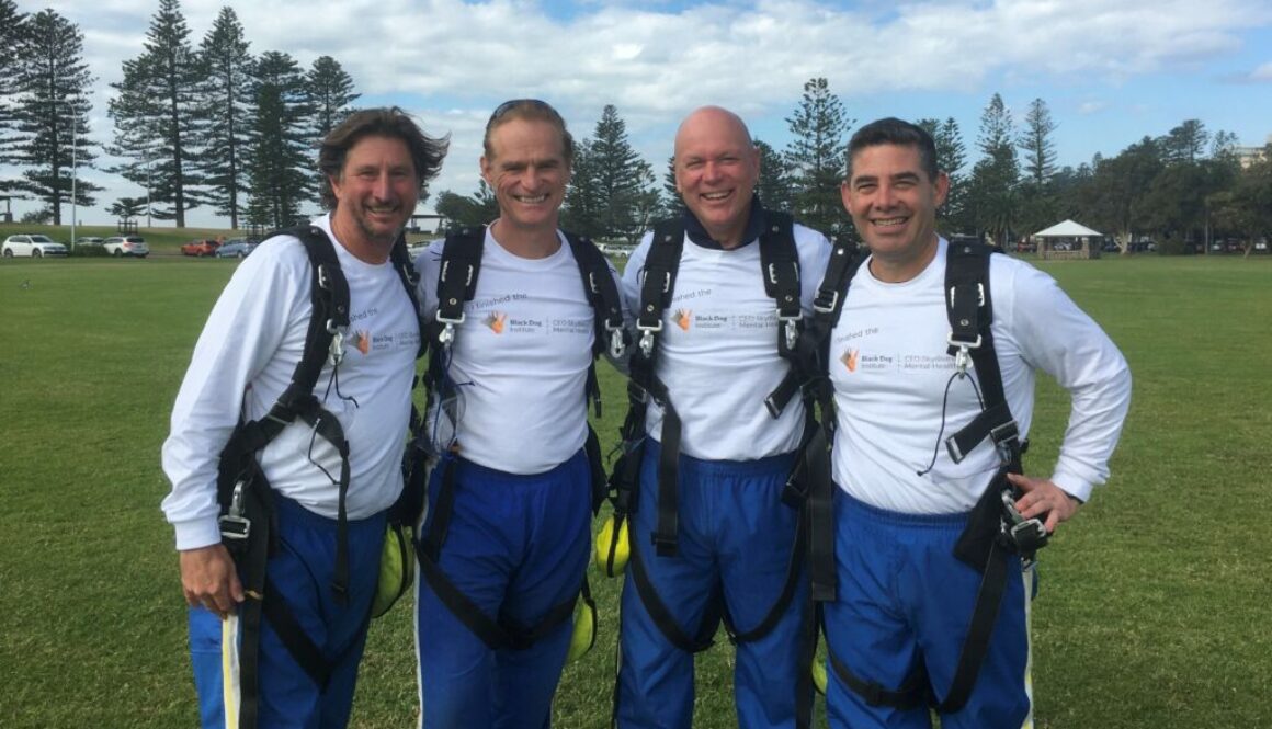 Insurance CEOs Skydive A